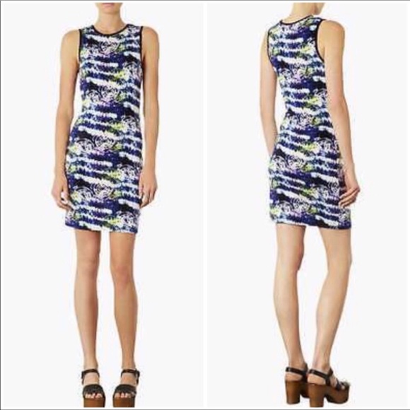 Topshop Dresses & Skirts - Topshop Tie Dyed Fitted Dress Sz 4